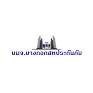 โลโก้ บมจ. บางกอกสหประกันภัย พร้อมข้อความภาษาไทย